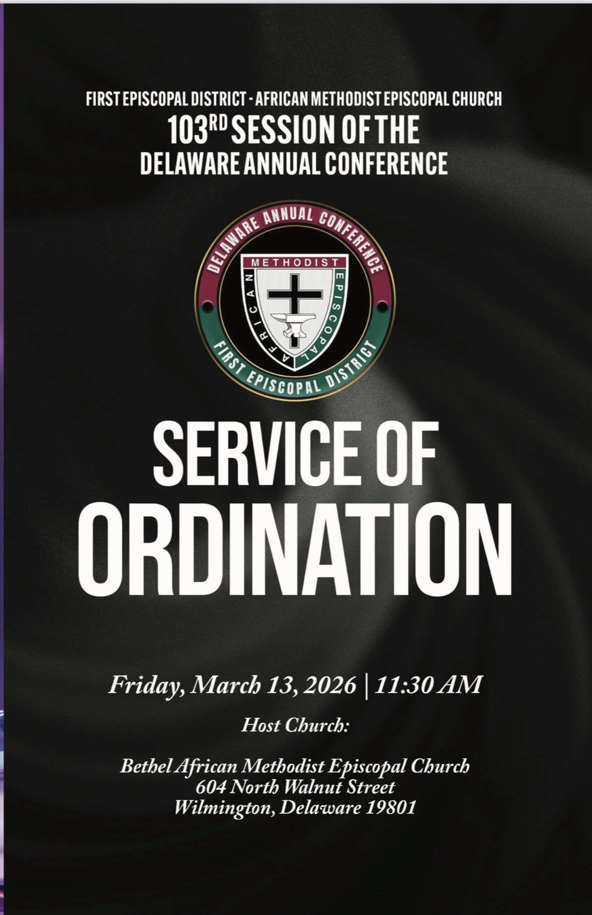 103rd Delaware Annual Conference | March 11-14, 2026